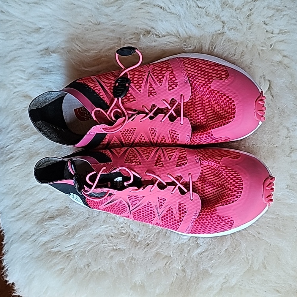 The North Face Litewave Flow pink running shoes women's size 8.5